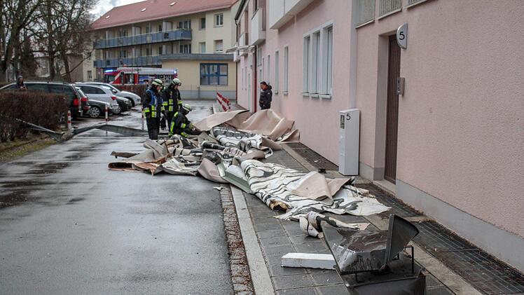 In Franken gibt es erste Sturmschäden - wie hier in Nürnberg.Foto: News5/Friedrich
