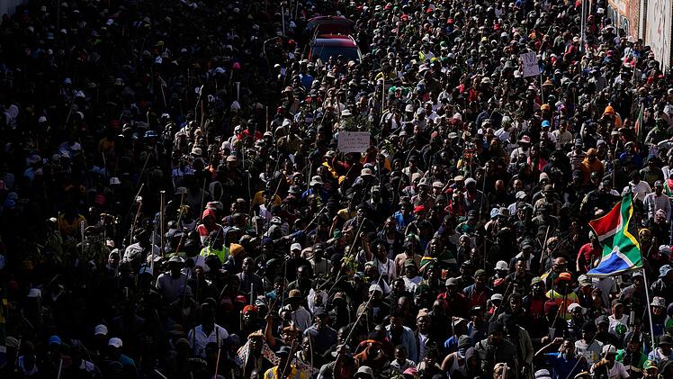 Proteste gegen die Einwanderungspolitik in S&uuml;dafrika