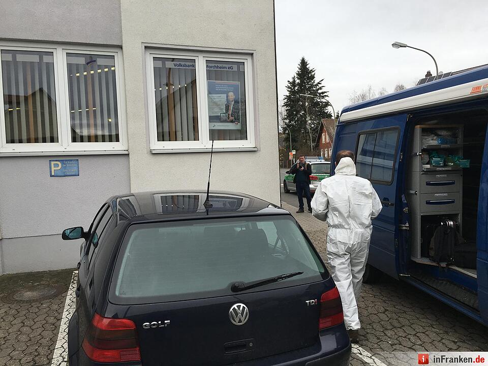 Banküberfall in Hausen bei Forchheim