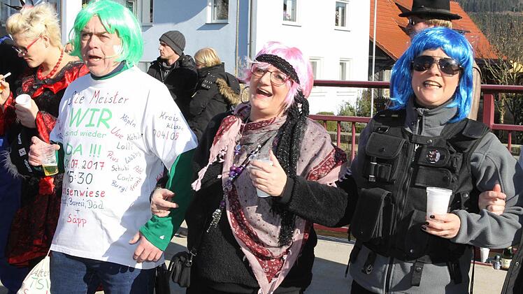 Impressionen vom Faschingsumzug in Neukenroth. Foto: Michael Wunder