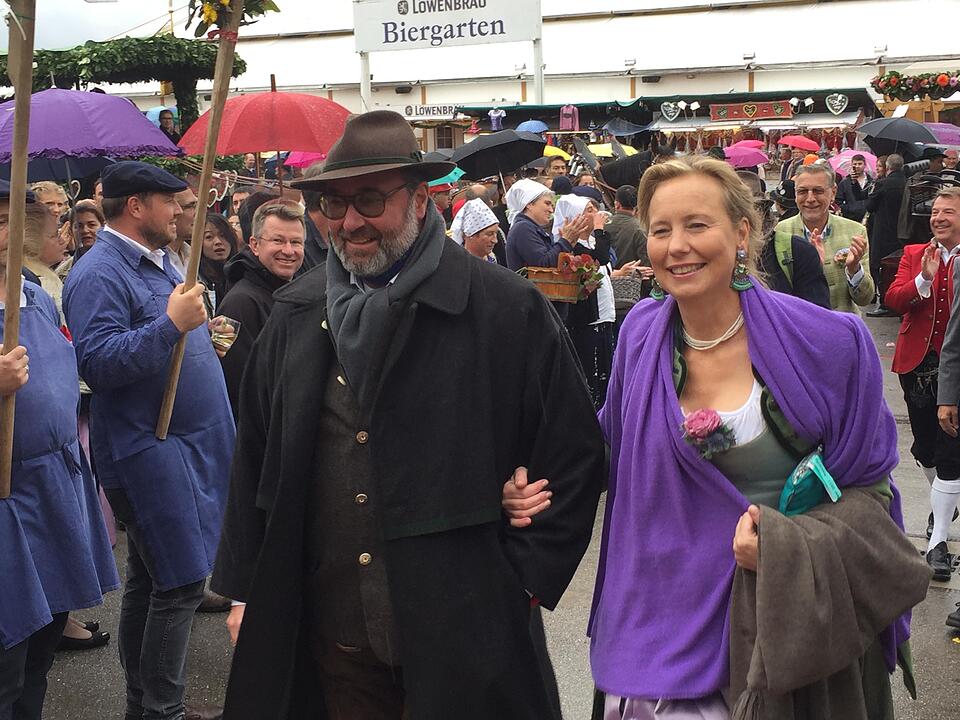 Wiesn-einzug der Winzer