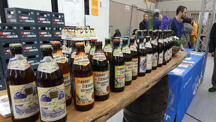 Auch die Brauerei Göller präsentierte ihr großes Sortiment an Bierspezialitäten.