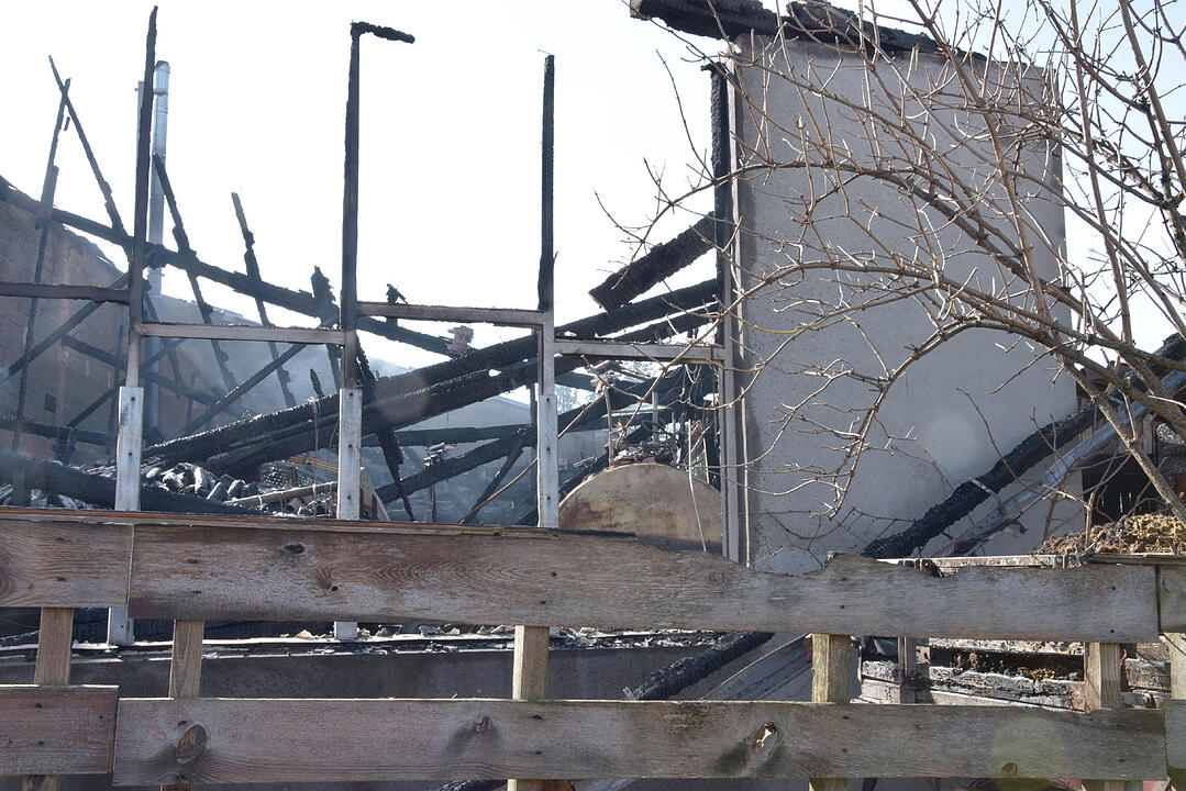 Scheunenbrand in Iphofen