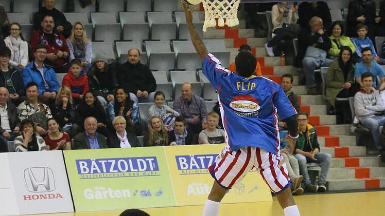 Am Dienstag waren die Harlem Globetrotters zu Gast in Coburg. Foto: Matthias Hoch