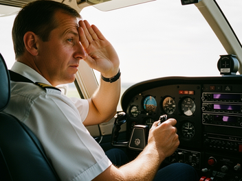 Pilot wird im Landeanflug von unbekannter Person mit Laser geblendet