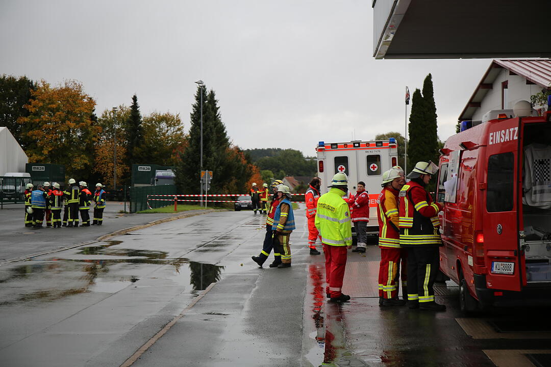 Hallendach in Kasendorf stürzt ein