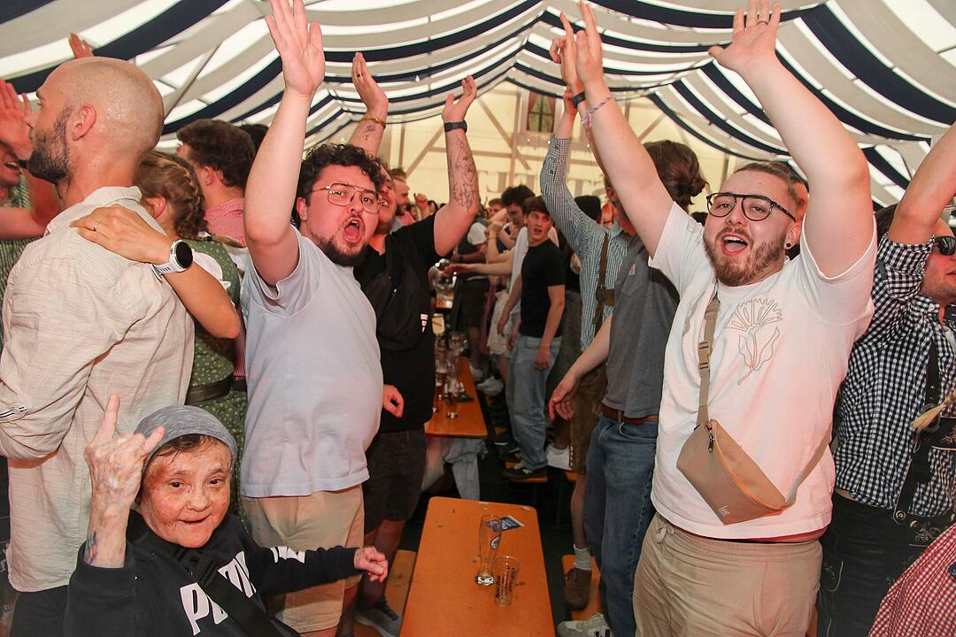 Super Stimmung in Bayreuth.