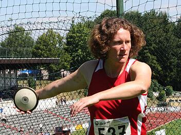 Martina Greithanner vom TSV Münnerstadt ist Sportlerin des Jahres. Unser Bild entstand bei einem Wettbewerb in Passau. Foto: Reinhold Nürnberger/Archiv