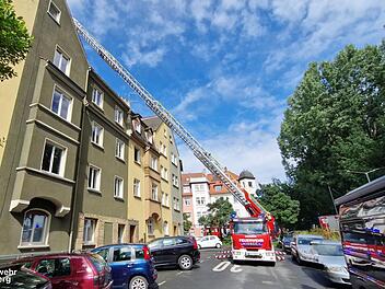 Schwarzer Rauch in Bamberg - Feuerwehreinsatz Schwarzer Rauch in Bamberg - Feuerwehreinsatz
