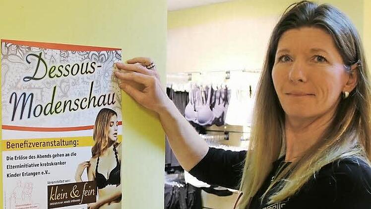 Josée Spénard möchte mit ihrer Dessous-Show krebskranken Kindern helfen.  Foto: Andreas Dorsch