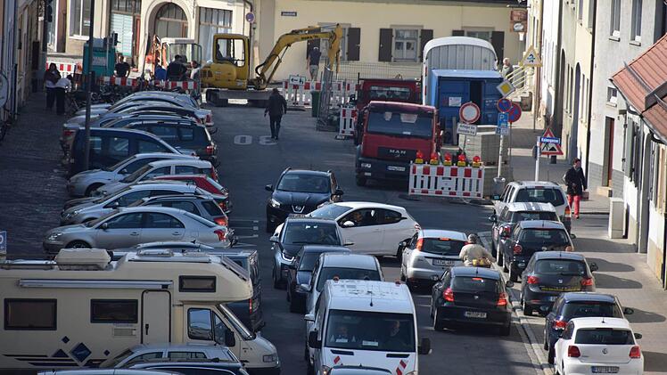 ... doch auch dort ist derzeit eine Baustelle. Foto: Ronald Rinklef