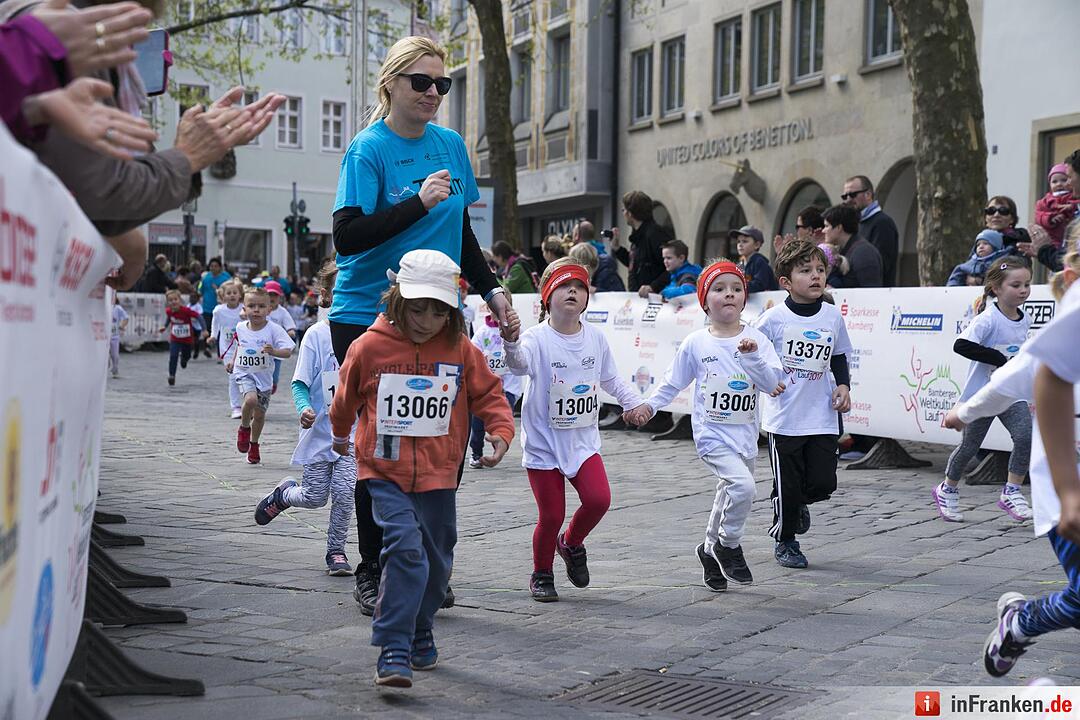 Weltkulturerbelauf in Bamberg: Der Böhnlein Bambini-Lauf 2017