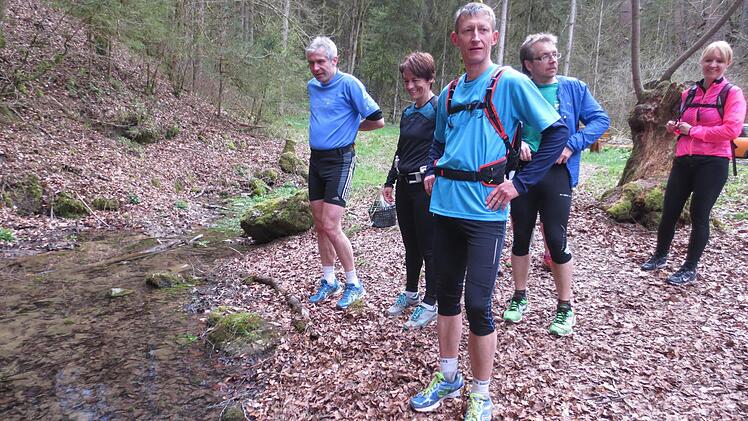 Kleine Pause an der Krassach-Quelle im Bärental. Foto: Michael Kraus