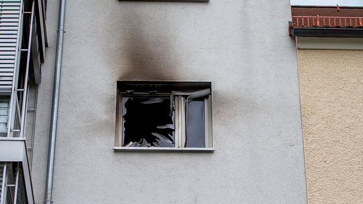 Feuer in Nürnberger Wohnung