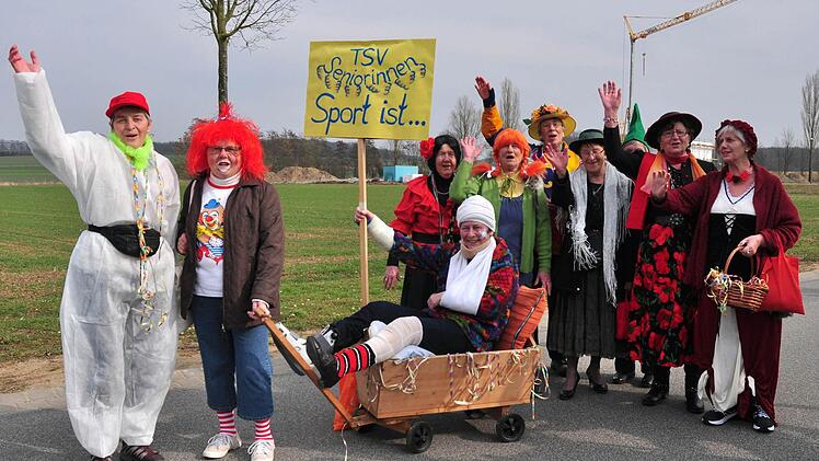 "Sport ist ... Mord" war das Motto der TSV-Seniorinnen.