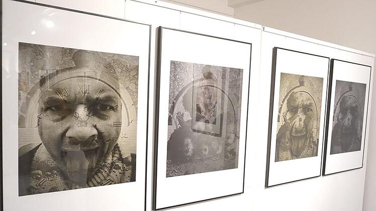 Aus der Ausstellung im Kunstraum   Richard Sänger