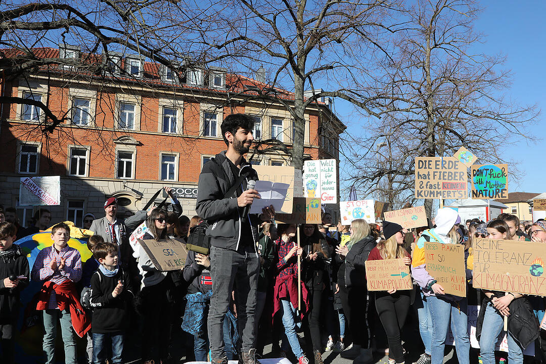 Bamberg; Demo Klima; Foto: Barbara Herbst