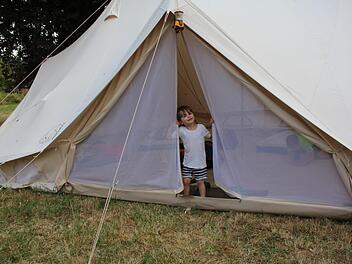 Spaß im Zelt-Schullandheim Maria Bildhausen: Es lief gut an mit Buchungen für den Sommer 2020. Matthias Guck