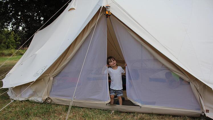 Spaß im Zelt-Schullandheim Maria Bildhausen: Es lief gut an mit Buchungen für den Sommer 2020. Matthias Guck