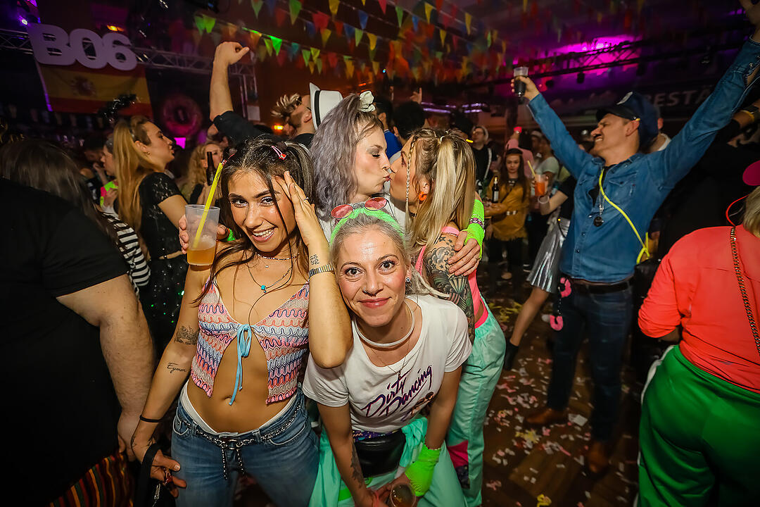 Beste Partystimmung in der Stadthalle