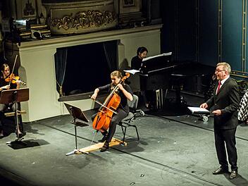 Werke von Ludwig van Beethoven und Peter Maxwell Davies erklangen beim Kammerkonzert im Landestheater Coburg.Foto: Jochen Berger