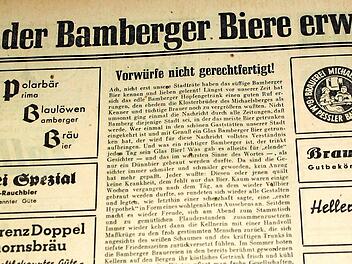 Beim Thema Bierqualität war auch 1950 nicht zu spaßen.