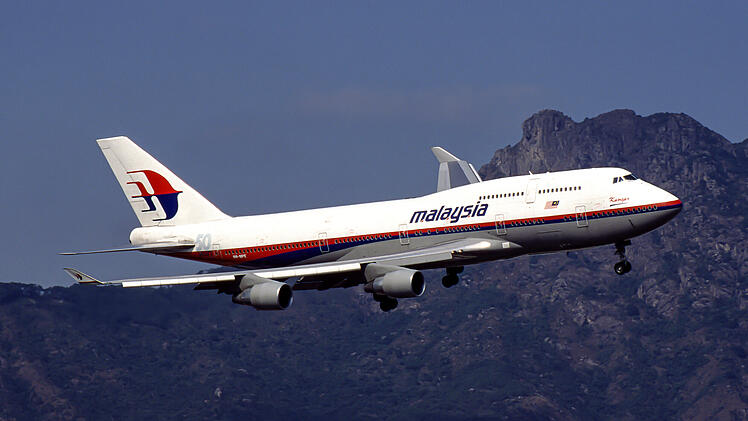 Flugzeug in Hongkong