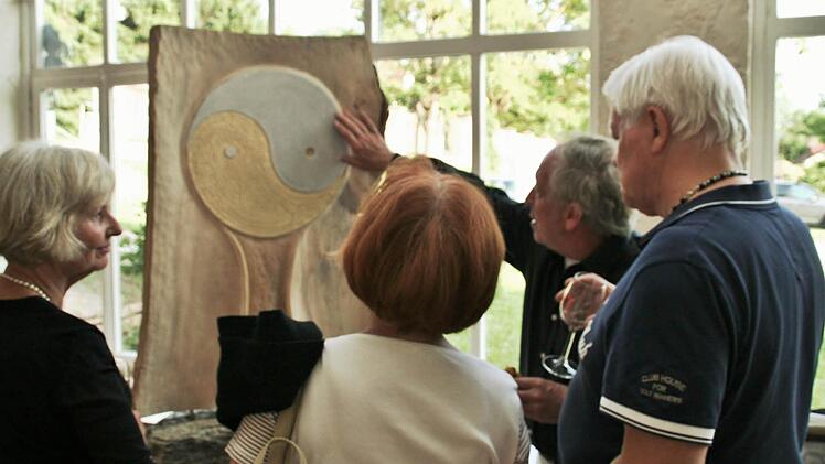 "Yin und Yang" nennt Norbert Klodwig diese Skulptur.