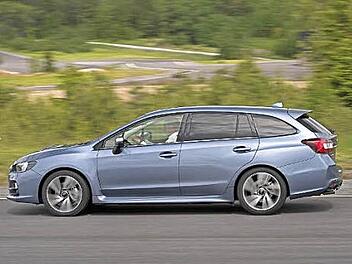 "LEgacy, reVOlution und touRinG" - aus diesen drei Elementen setzt sich erkennbar der Name des neuen Subaru Levorg zusammen.  Foto: Subaru