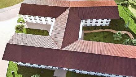 Von oben soll der Neubau wie ein H aussehen.  Foto: WirtschaftshausGruppe