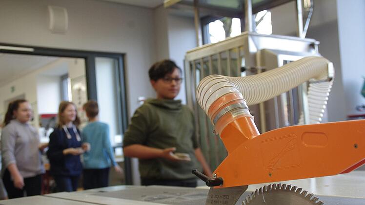 Der Werkraum des Kaspar-Zeuß-Gymnasiums ist jetzt hervorragend ausgestattet. Foto: Marco Meißner