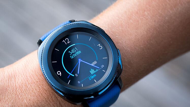 Eine Smartwatch als Schrittzähler