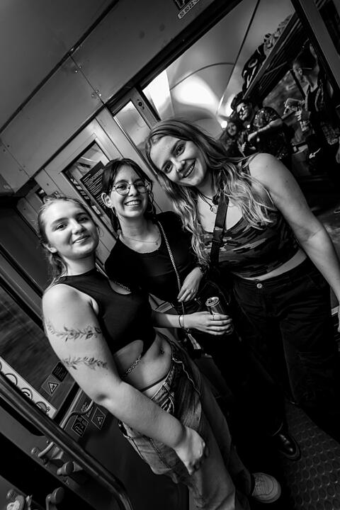 Die beste Party im Zug!