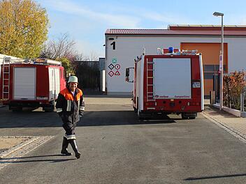 Gelassen konnten die Gremsdorfer Feuerwehrleute am Dienstag vom Imo-Gelände wieder abrücken. Foto: Andreas Dorsch