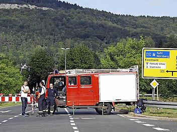 Wie in den Vorjahren werden Feuerwehrleute für die Absperrung an der B 470 sorgen. Foto: Reinhard Löwisch