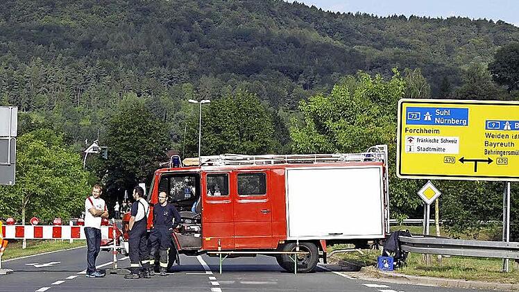 Wie in den Vorjahren werden Feuerwehrleute für die Absperrung an der B 470 sorgen. Foto: Reinhard Löwisch
