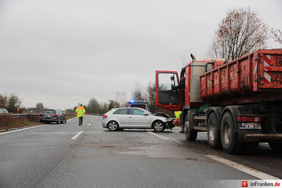 A70 bei Viereth-Trunstadt: Kollision beim Überholen