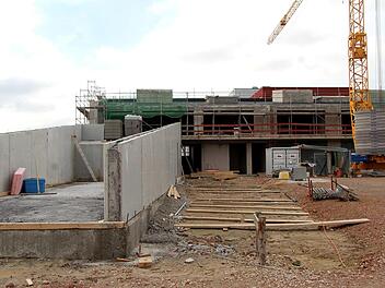 Die Rampe vom Obergeschoss in den Garten soll der Hit für die Kinder werden.Richard Sänger