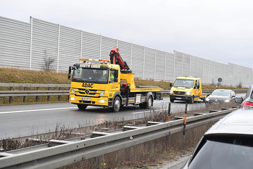 Massenunfall auf der A73 bei Breitengüßbach