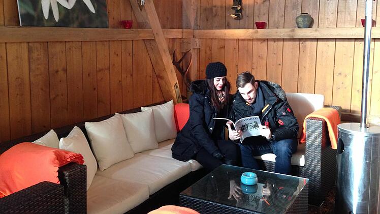 Die VIP-Lounge war gemütlich eingerichtet.  Foto: Daniel Ruppert