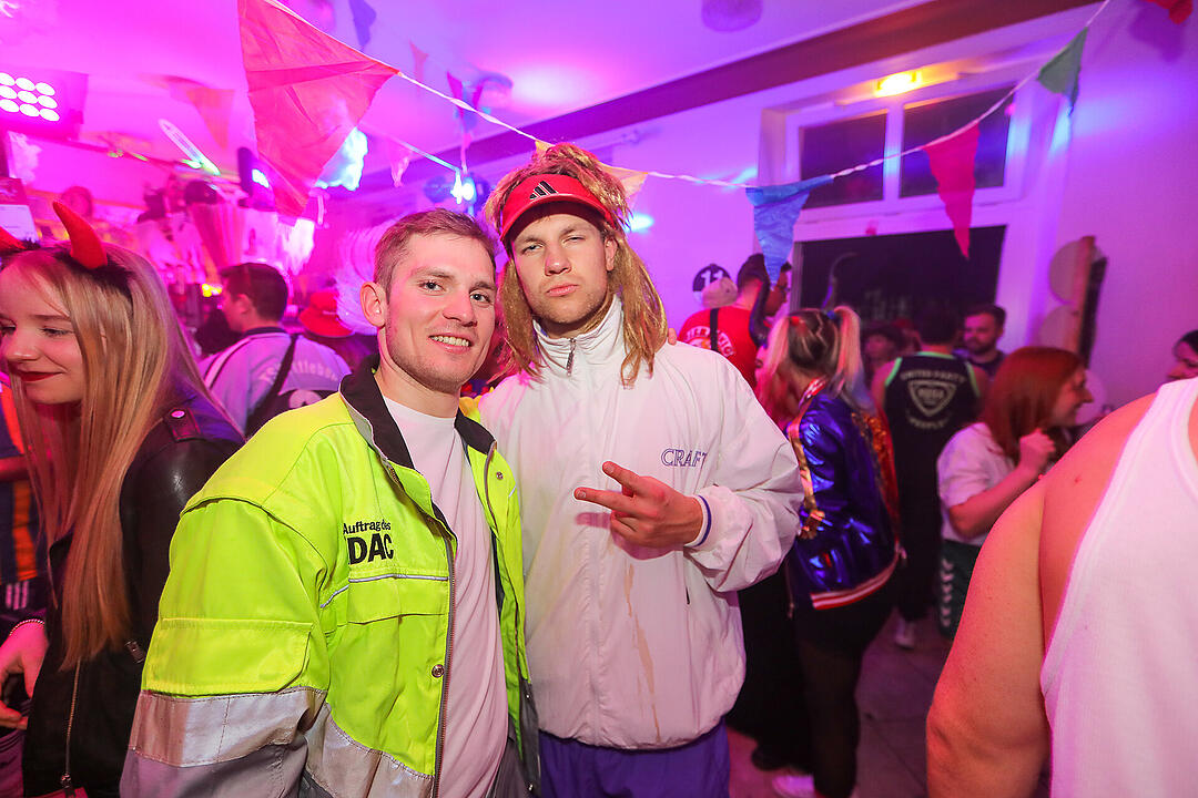 Beste Partystimmung in der Stadthalle