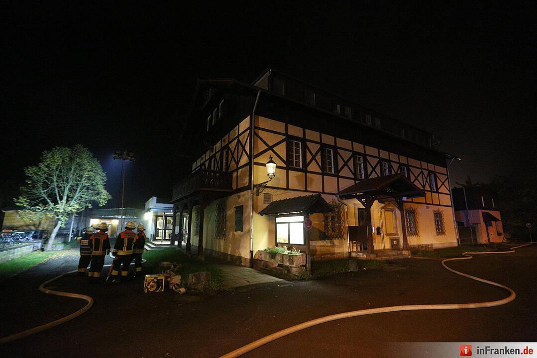 Bamberg: Schützenhaus brennt