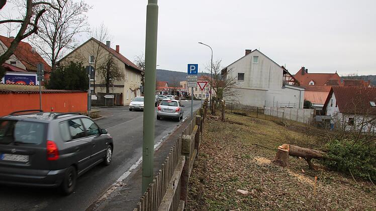 In der Rote-Kreuz-Straße will die Stadt einen Teil dieses Grundstücks erwerben, um den Gehweg zu verbreitern. Foto: Ralf Ruppert