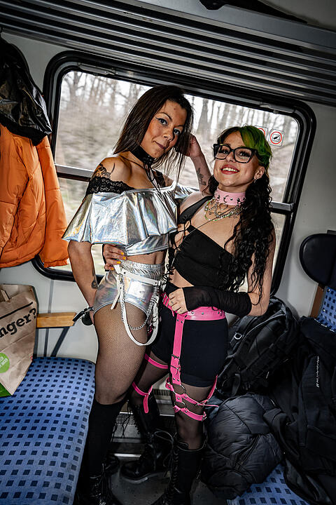 Der Party Zug war wieder unterwegs.