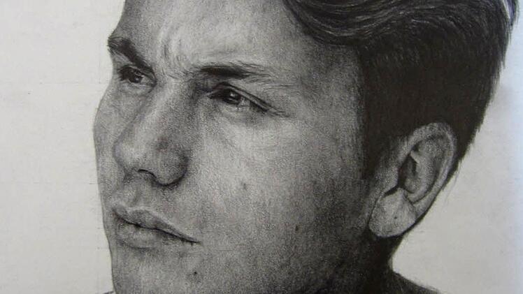 Christopher Hartmann im Selbstporträt. Aufgewachsen im Steigerwald, hat er in Barcelona eine neue Heimat gefunden und will mit seiner Kunst die Welt erobern. Foto: sw