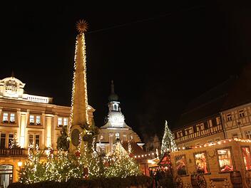 Weihnachtlicher Lichterglanz in Kulmbach Foto: Jürgen Gärtner