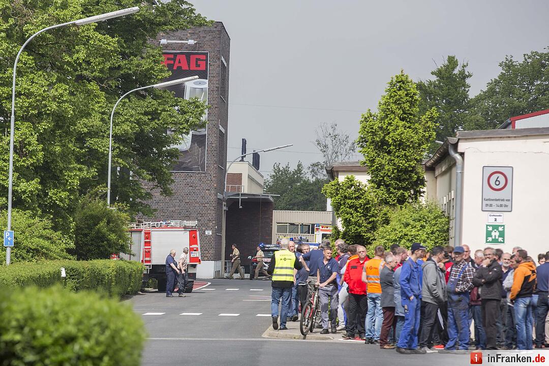 Explosion in Schaeffler-Werk in Eltmann