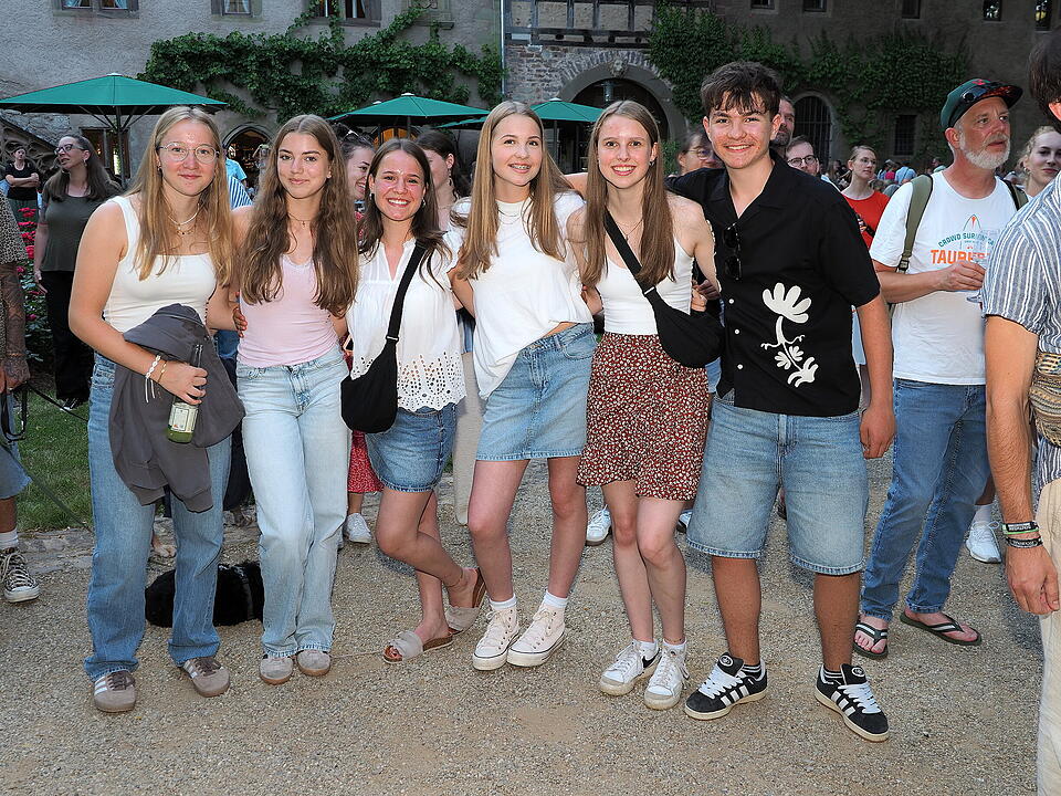 Das Fest fand im Schlosspark statt.