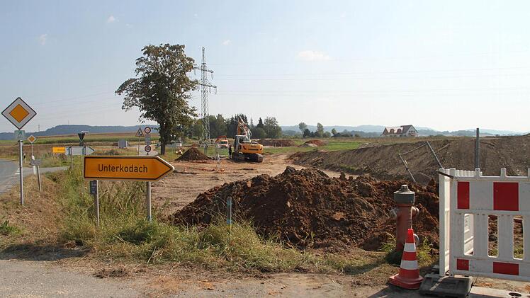 Schon im Oktober soll der Bau der neuen Anbindung von Unter- und Oberkodach an die Staatsstraße erfolgen.