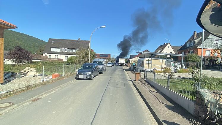 Fahrzeugbrand in Lohr am Main